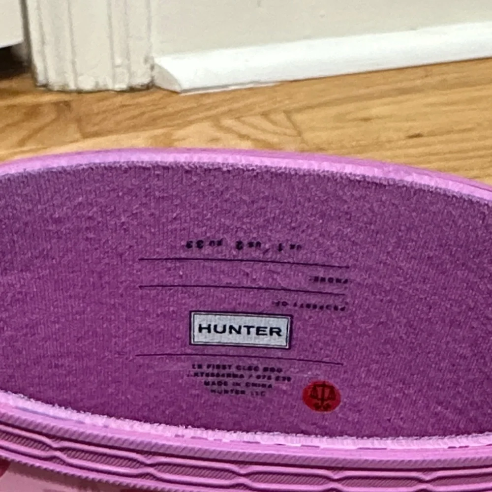 Hunter Kids Purple Star Pattern Rain Boots - Picture 5 of 8
